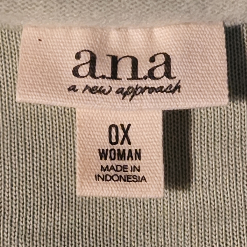 a.n.a. Off-The-Shoulder Sweater In Refreshing Sea Mint Relaxed Fit - Picture 6 of 8